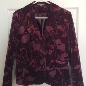 Plum Velvet Blazer  |  Ann Taylor